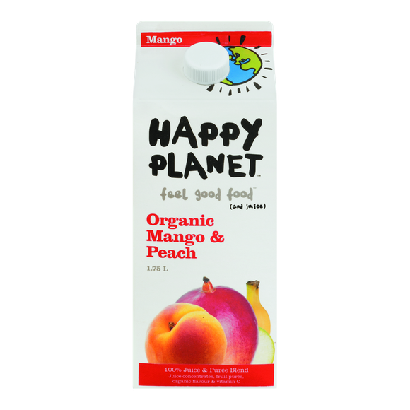 Mango & Peach Juice - Happy Planet