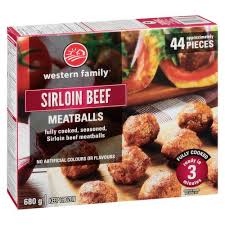 Sirloin Beef Meatballs - Frozen